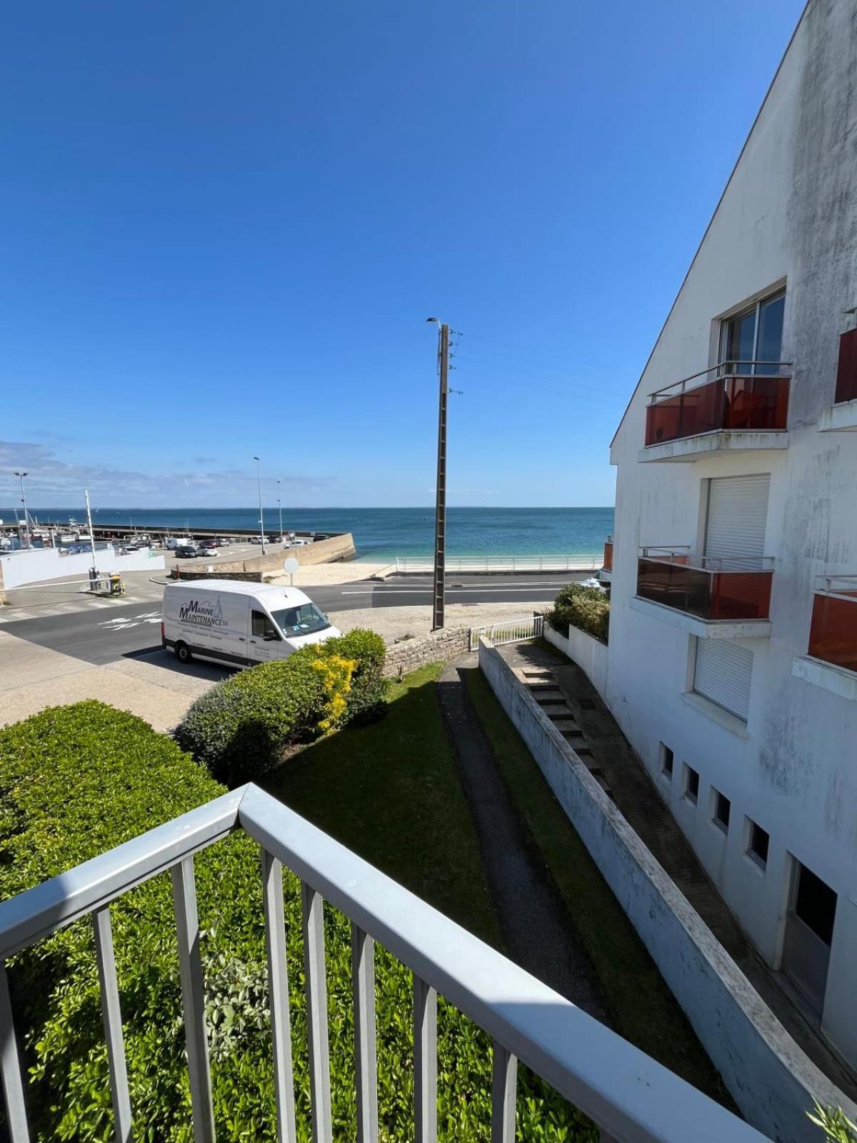 Maryland Vue Mer Port Haliguen Plage Du Porigo 퀴베론 외부 사진